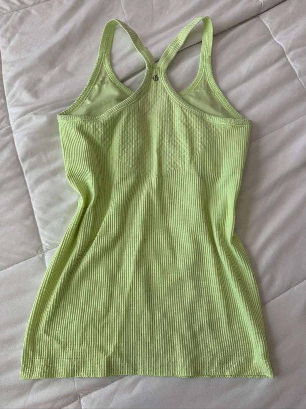 lululemon athletica Ribbed Racerback Tank - Lime